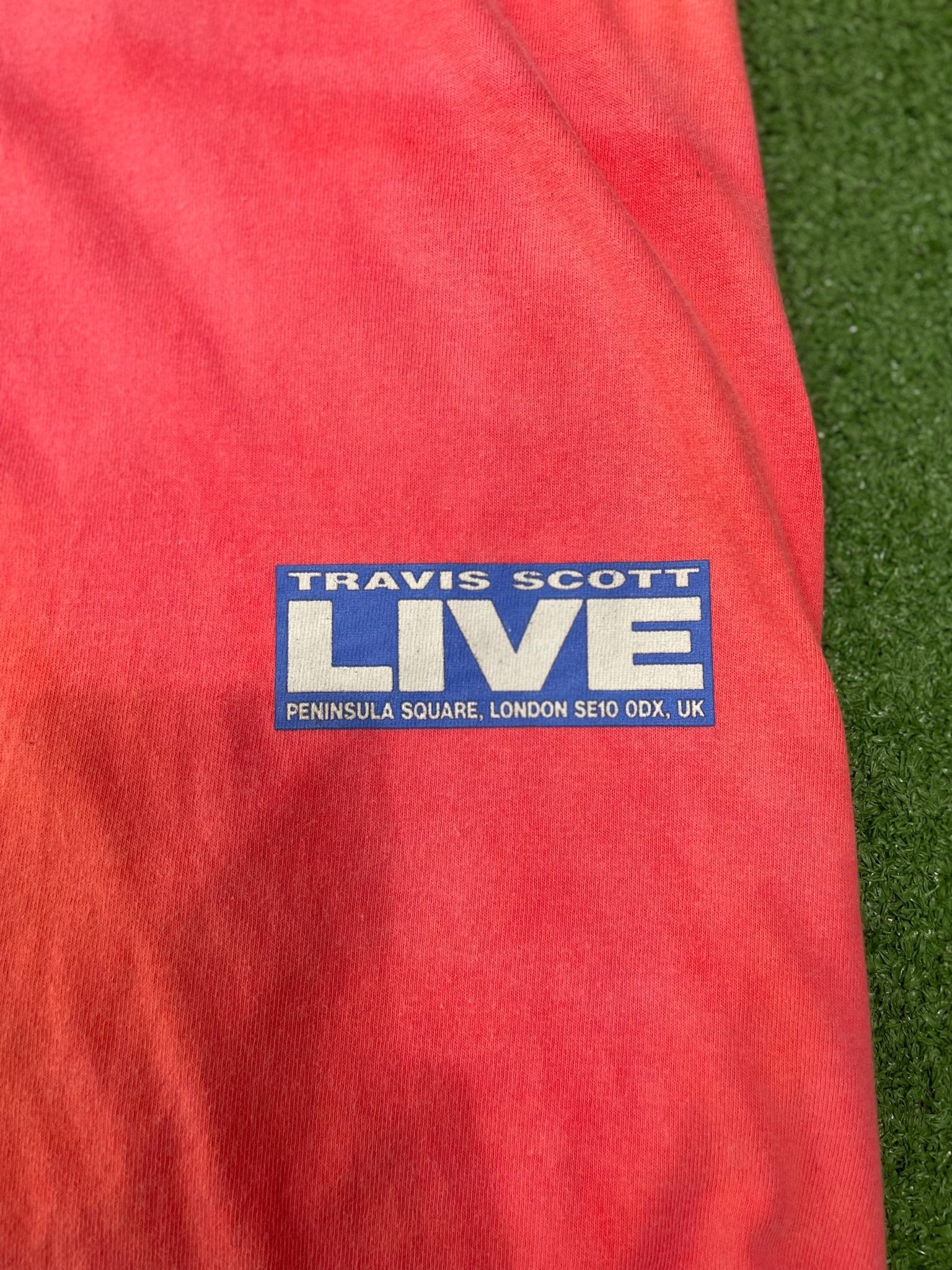 Travis Scott O2 Live Long - Sleeve Pink Tie - Dye - Lucid Soles