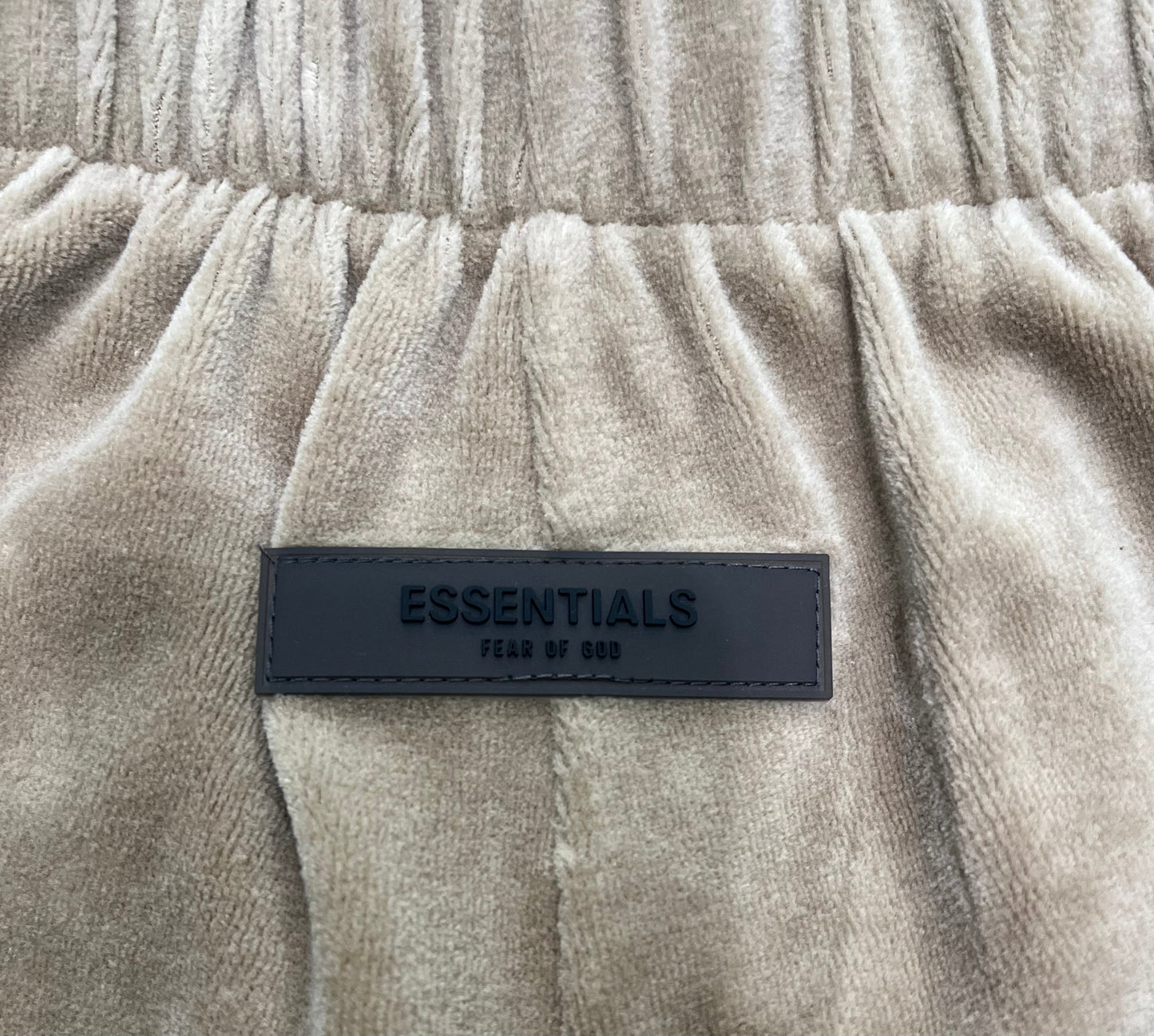 Fear of God Essentials Women's Velour Beach Short (Oak)