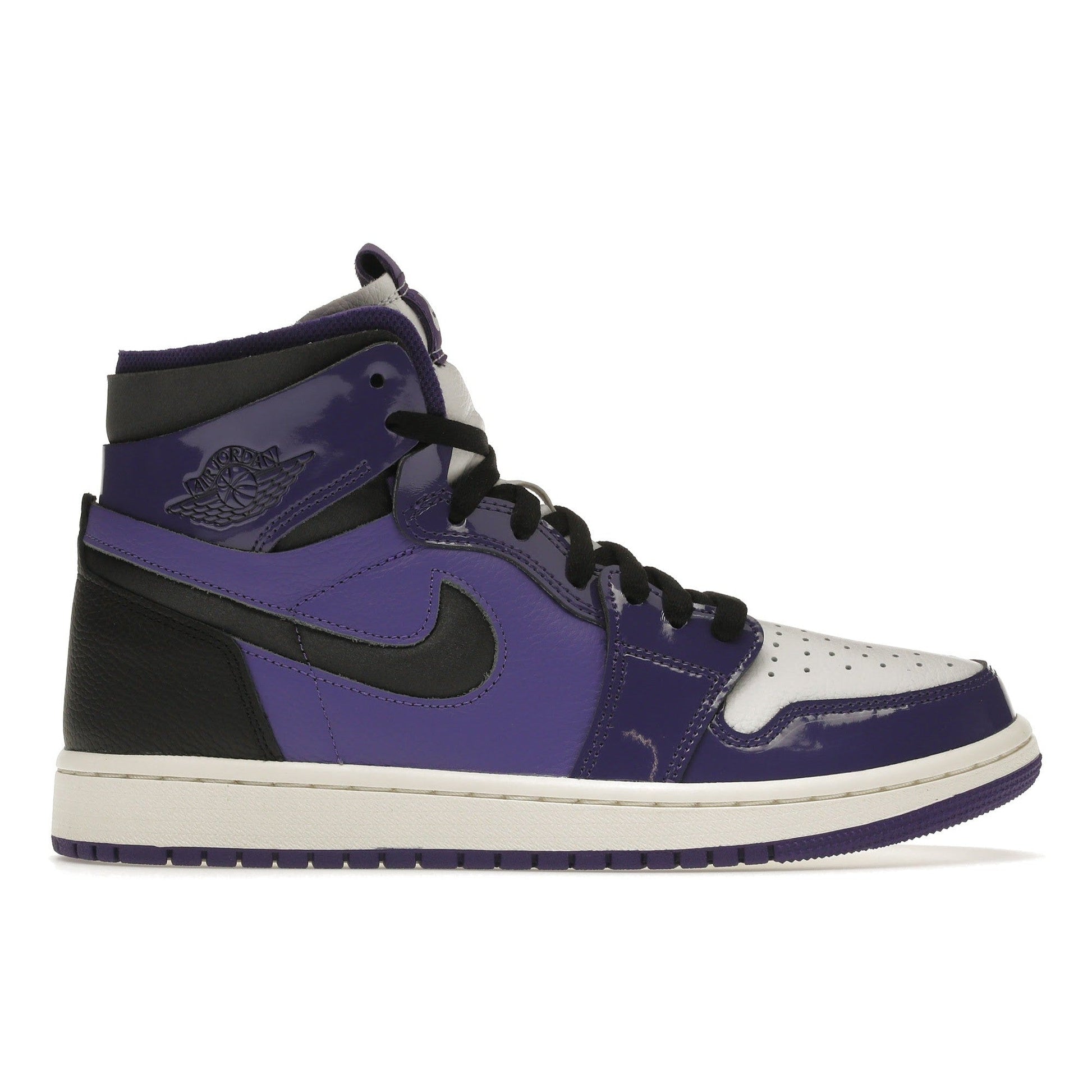 Air Jordan 1 High Zoom Air CMFT Purple Patent - Lucid Soles