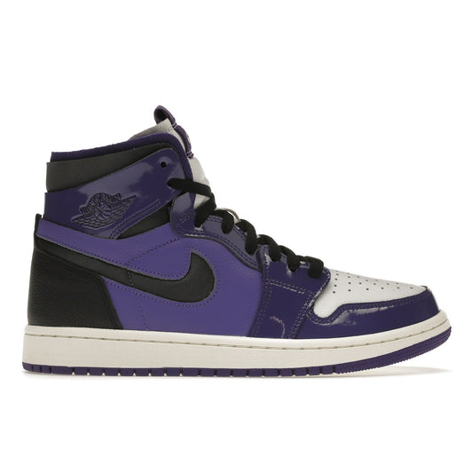 Air Jordan 1 High Zoom Air CMFT Purple Patent - Lucid Soles