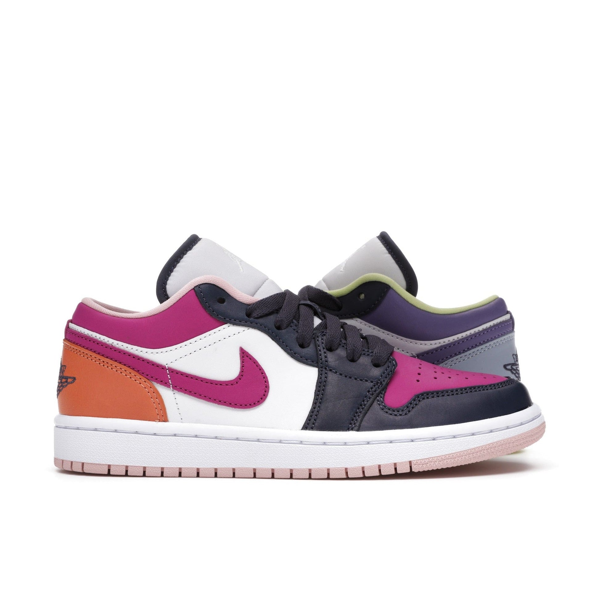 Air Jordan 1 Low Purple Magenta - Lucid Soles