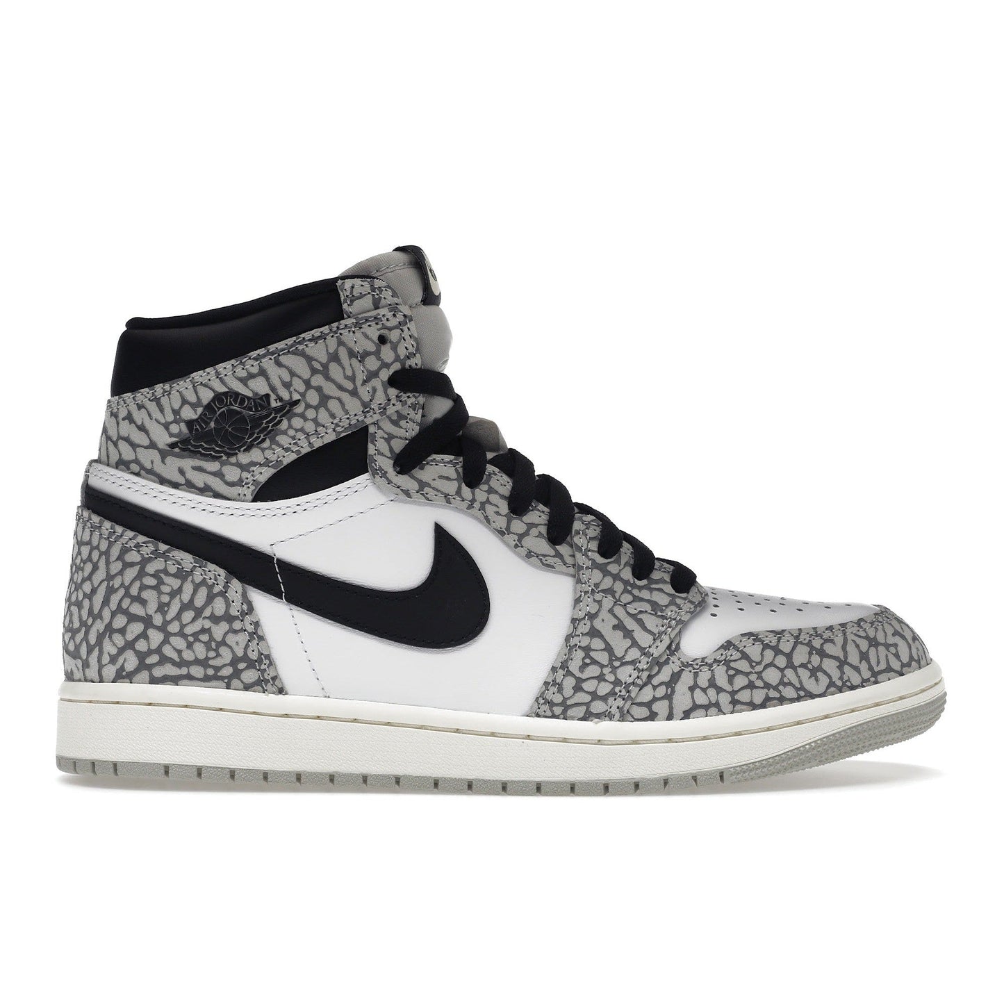 Air Jordan Retro 1 High OG White Cement - Lucid Soles