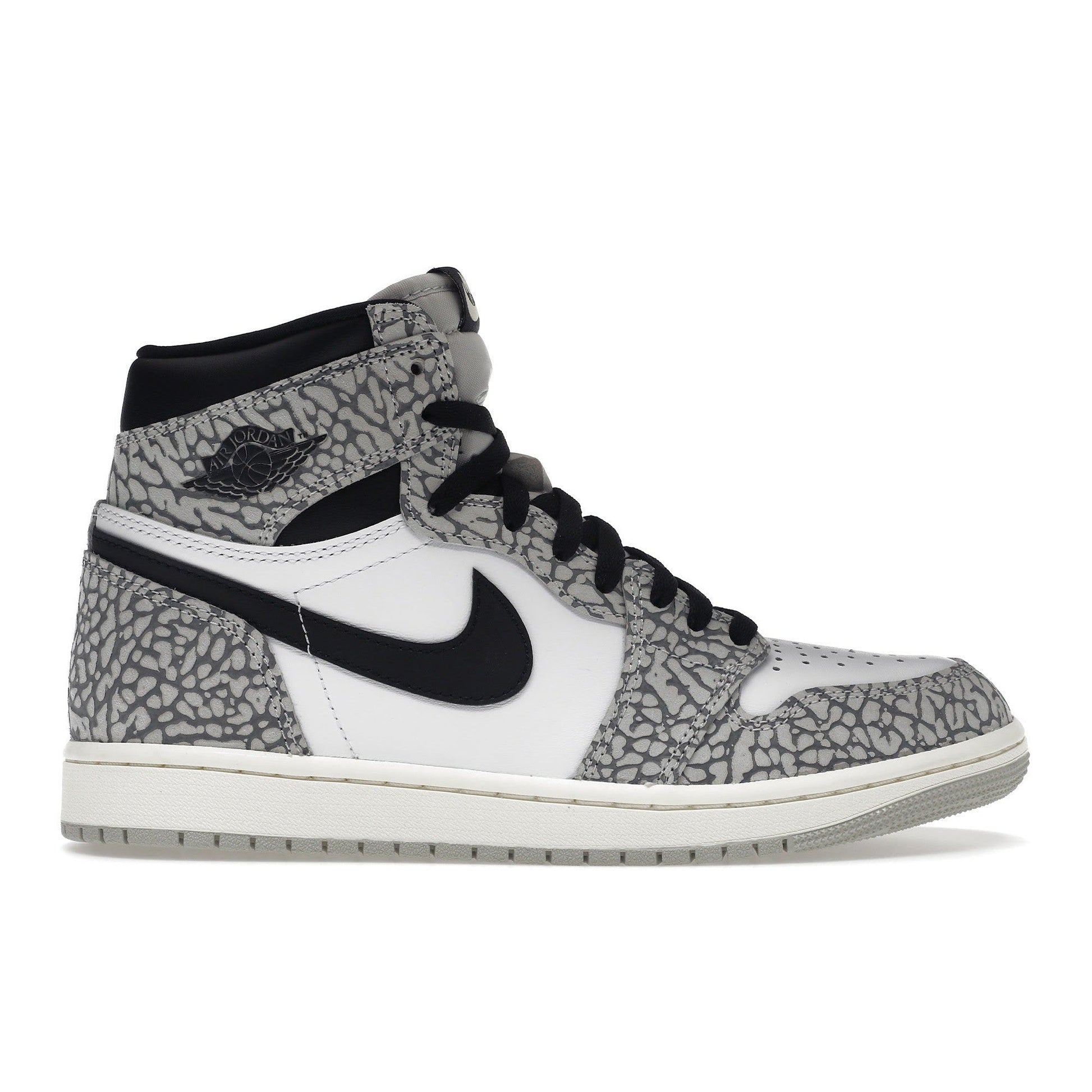 Air Jordan Retro 1 High OG White Cement - Lucid Soles