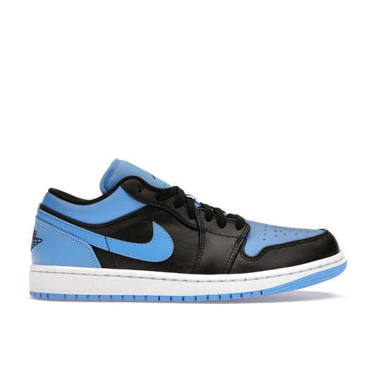 Air Jordan 1 Low Black University Blue - Lucid Soles