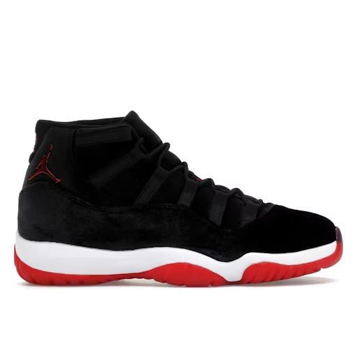 Jordan 11 Retro Bred Velvet (Women's) - Lucid Soles