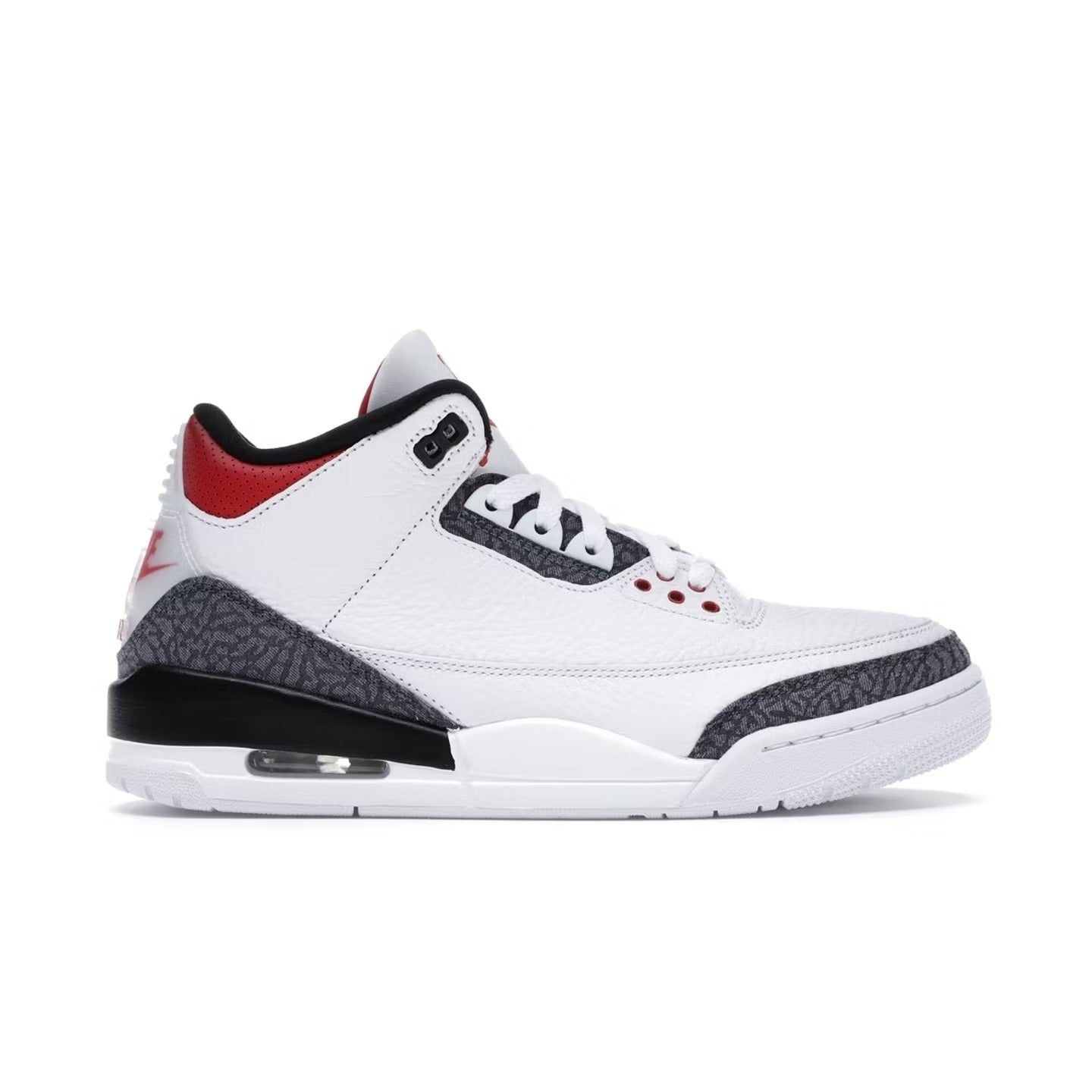 Air Jordan Retro 3 SE Fire Red Denim (2020) - Lucid Soles