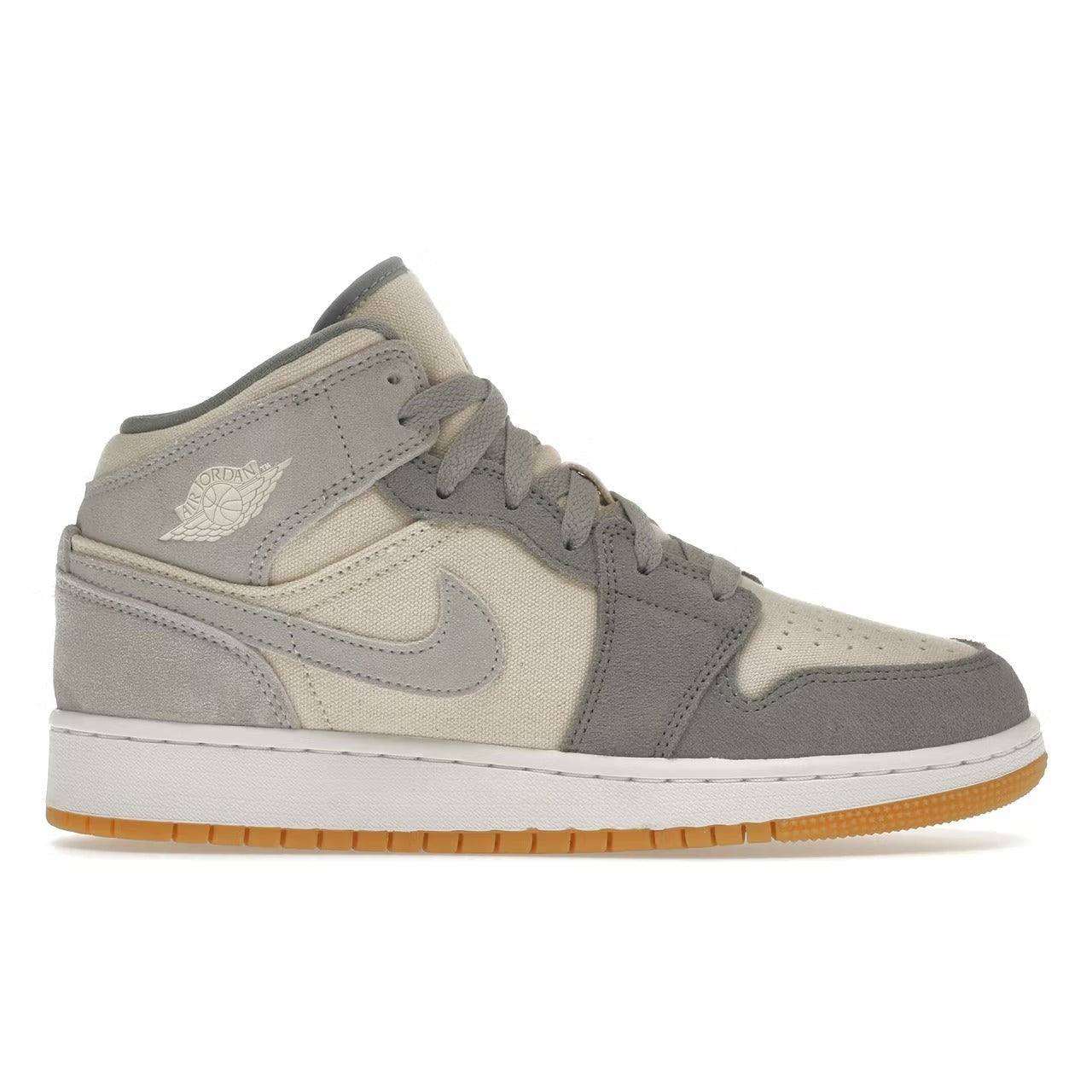 Air Jordan 1 Mid SE "Coconut Milk Particle Grey" - Lucid Soles