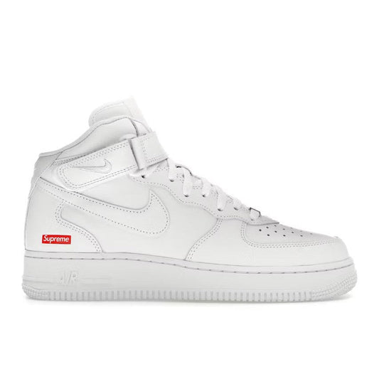 Nike Air Force 1 Mid Supreme White - Lucid Soles