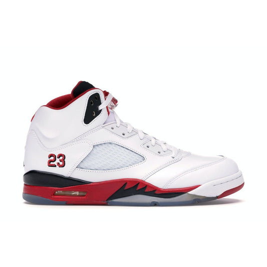 Nike Air Jordan Retro 5 "Fire Red Black Tongue" - Lucid Soles