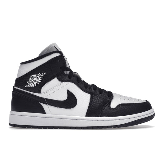 Air Jordan 1 Mid Split Black White - Lucid Soles