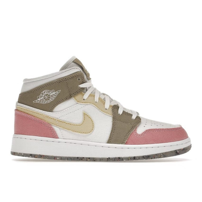 Air Jordan 1 Mid SE Pastel Vivid Green Grind