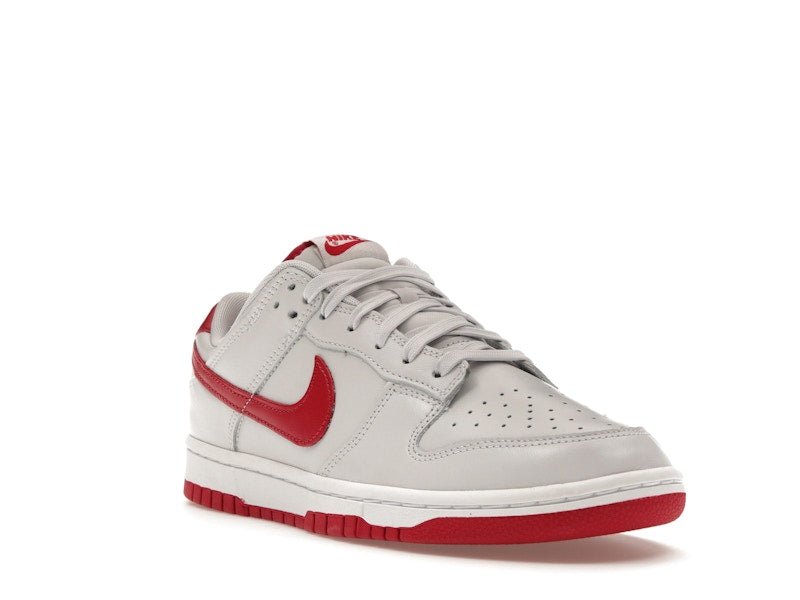 Nike Dunk Low Vast Grey Varsity Red - Lucid Soles