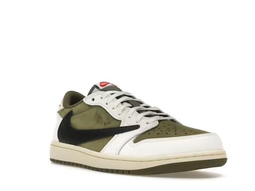 Air Jordan 1 Retro Low OG SP Travis Scott Medium Olive - Lucid Soles
