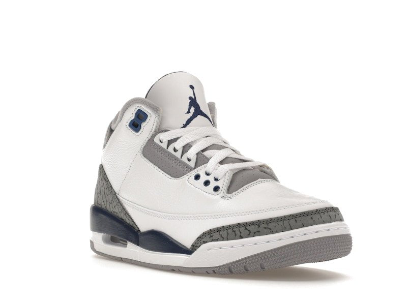 Air Jordan 3 Retro Midnight Navy - Lucid Soles