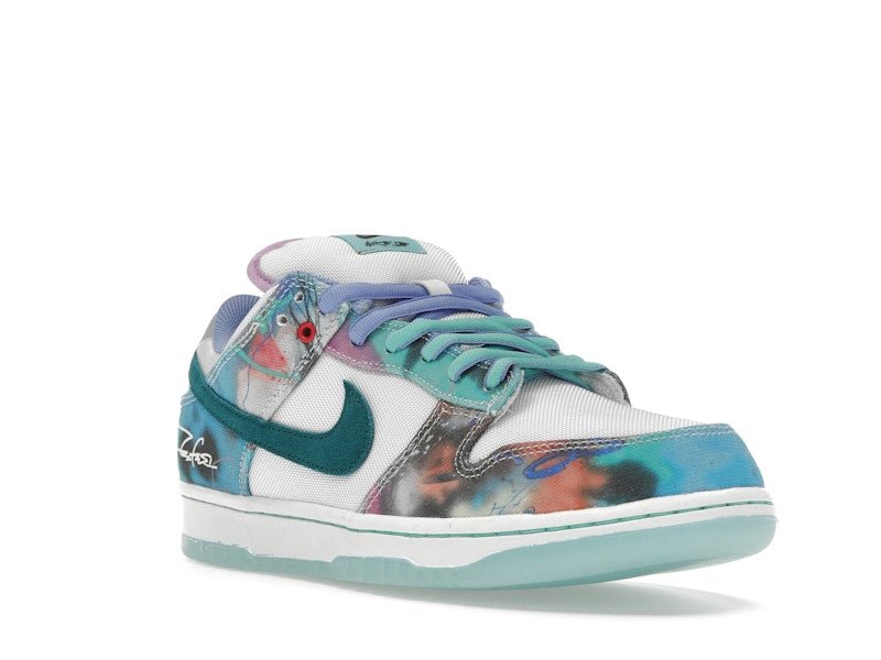 Nike SB Dunk Low Futura Laboratories Bleached Aqua - Lucid Soles