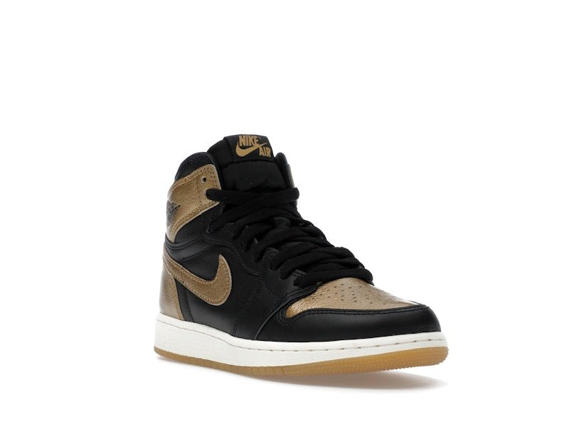 Jordan 1 Retro High OG Black Metallic Gold (GS) - Lucid Soles