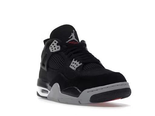 Air Jordan Retro 4 "Black Canvas" - Lucid Soles