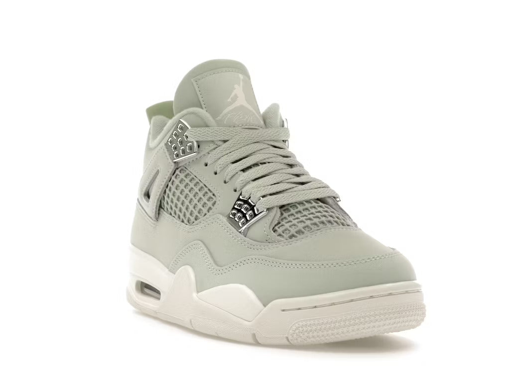 Air Jordan 4 Retro Seafoam Sail (Women's) - Lucid Soles