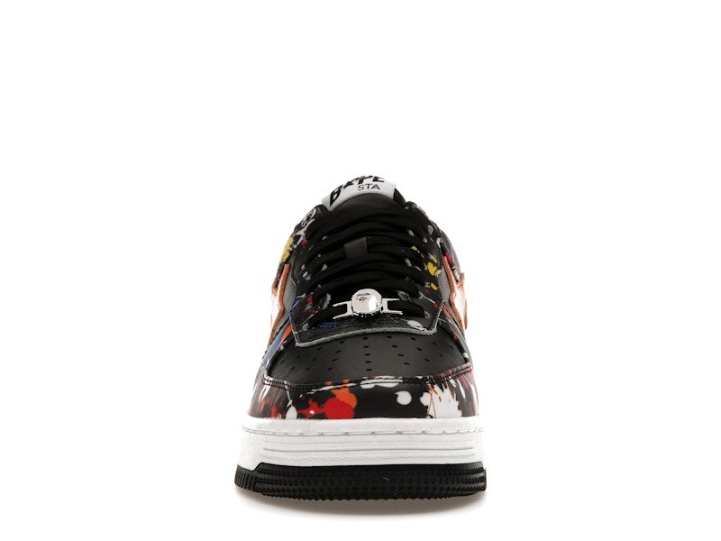 A Bathing Ape Bape Sta Paint Splatter Black - Lucid Soles