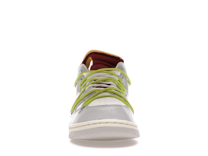 Nike Dunk Low Off White "Lot 8" - Lucid Soles