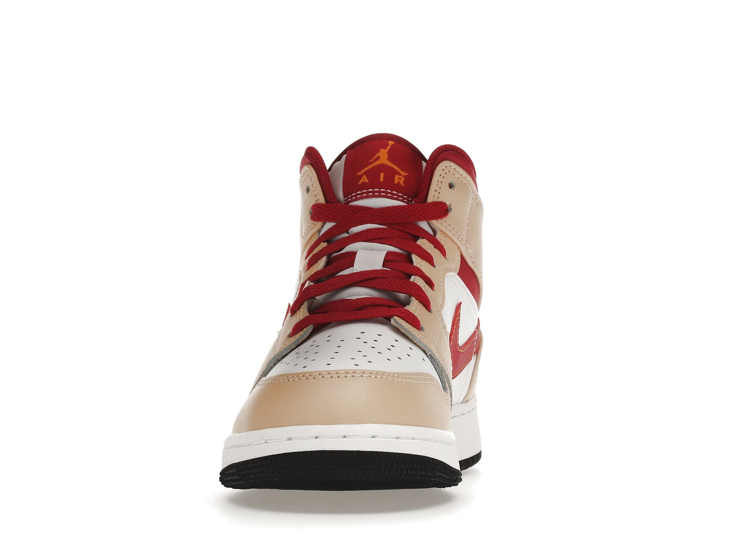 Air Jordan 1 Mid Light Curry Cardinal