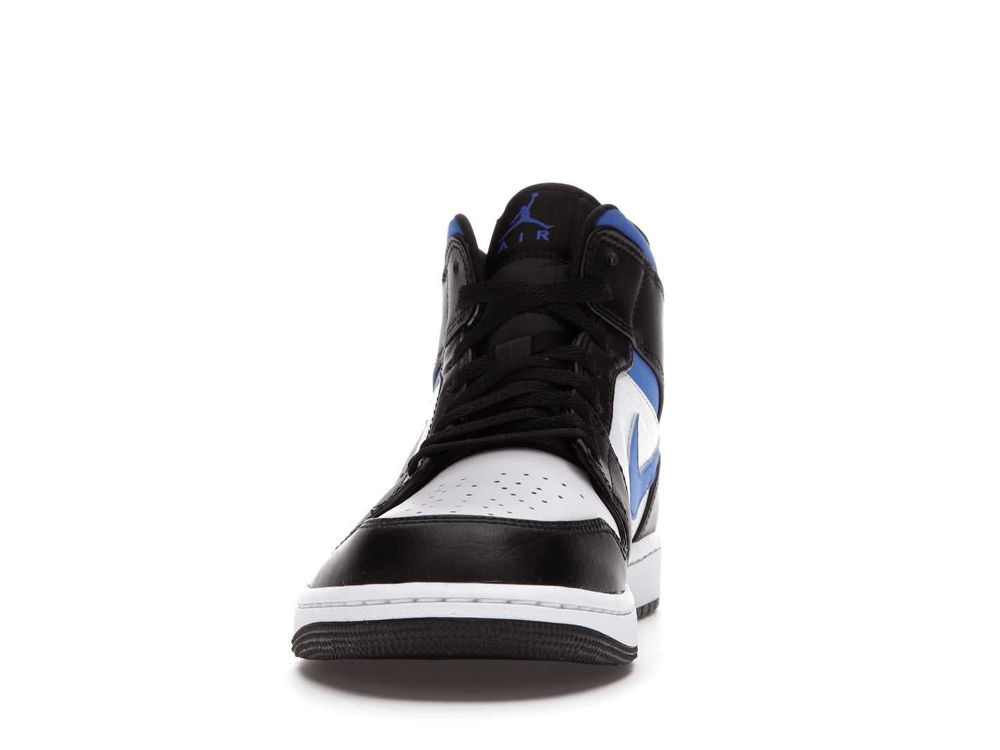 Air Jordan 1 Mid White Black "Racer Blue" - Lucid Soles