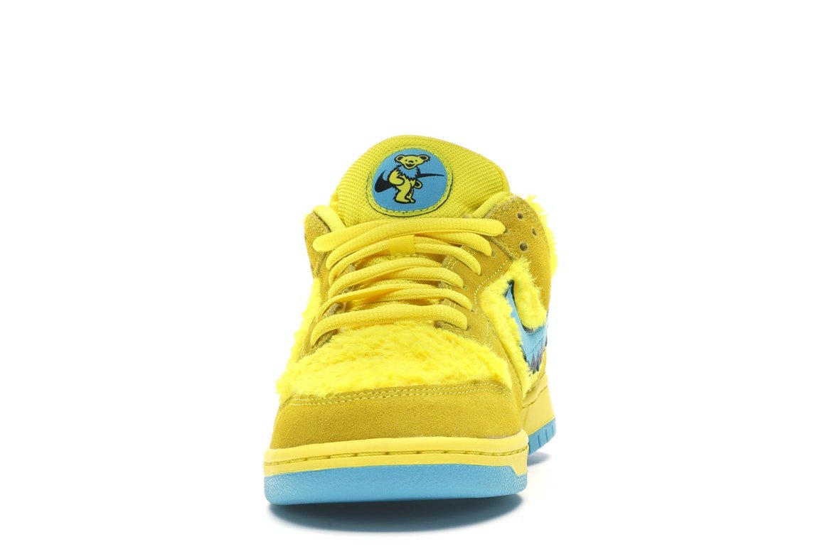 Nike SB Dunk Low Grateful Dead Bears "Yellow" - Lucid Soles