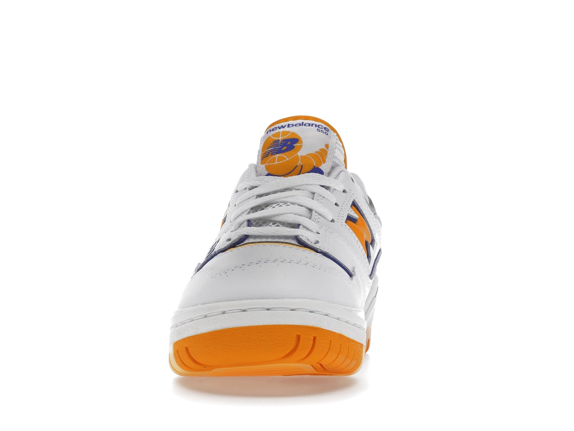 New Balance 550 White Vibrant Orange - Lucid Soles