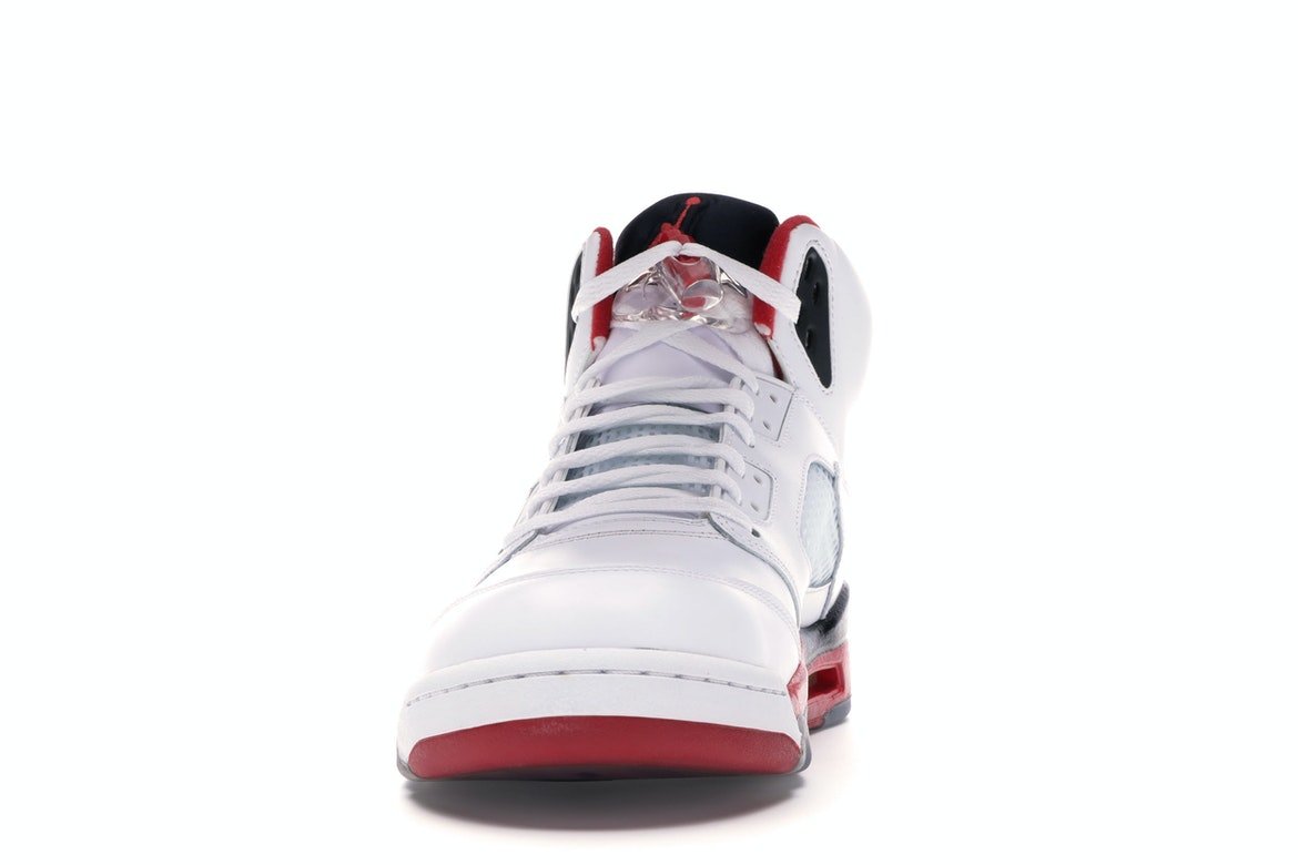 Nike Air Jordan Retro 5 "Fire Red Black Tongue" - Lucid Soles