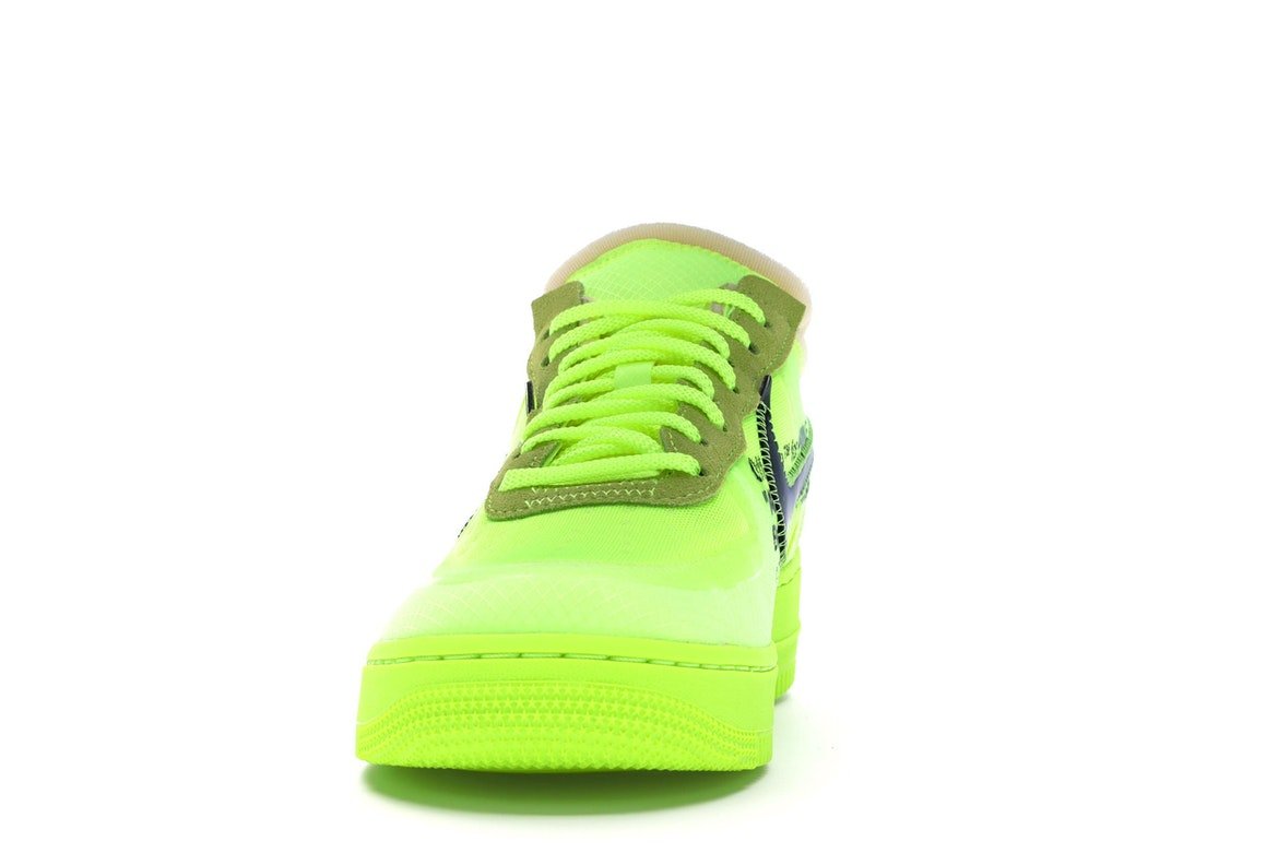 Nike Air Force 1 Low x Off White "Volt" - Lucid Soles