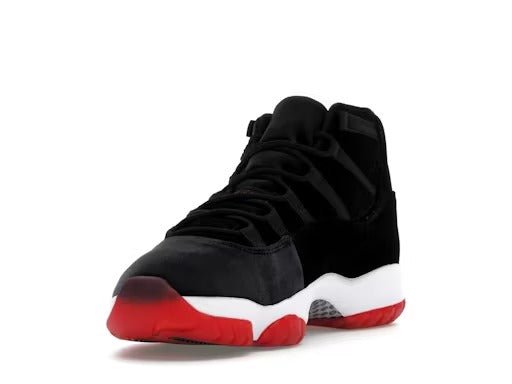 Jordan 11 Retro Bred Velvet (Women's) - Lucid Soles