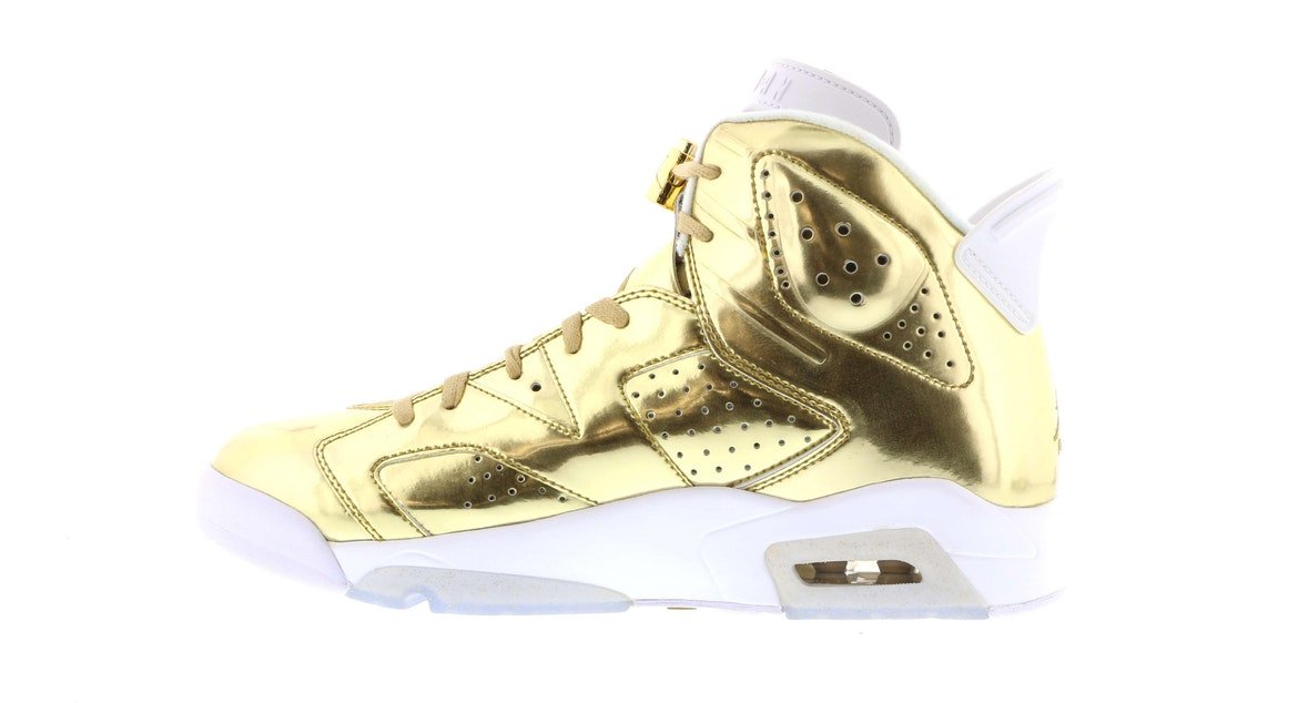 Air Jordan Retro 6 Pinnacle Metallic Gold - Lucid Soles