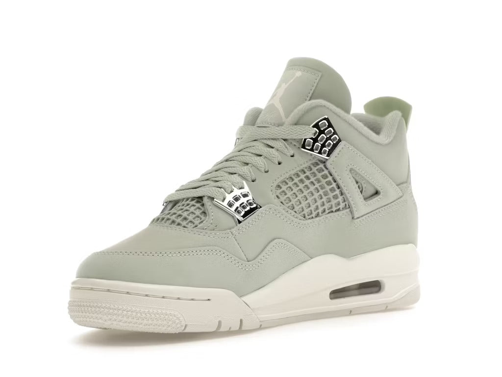 Air Jordan 4 Retro Seafoam Sail (Women's) - Lucid Soles