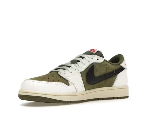 Air Jordan 1 Retro Low OG SP Travis Scott Medium Olive - Lucid Soles