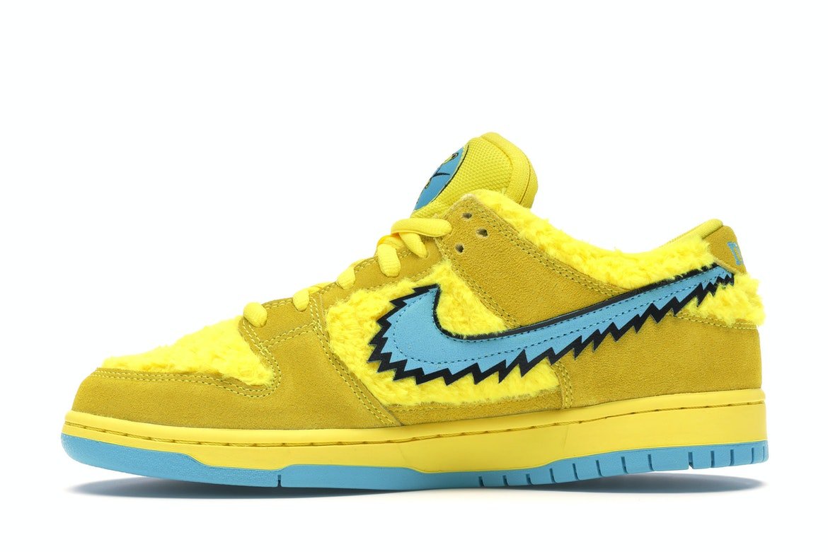 Nike SB Dunk Low Grateful Dead Bears "Yellow" - Lucid Soles