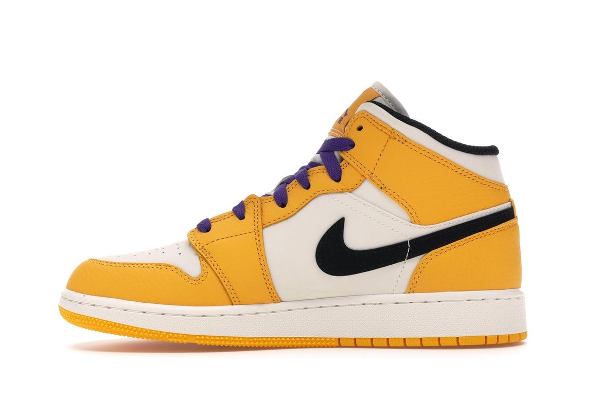 Air Jordan 1 Mid SE Lakers - Lucid Soles