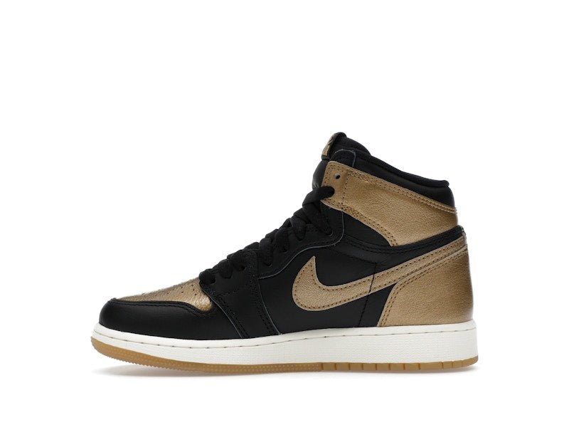 Jordan 1 Retro High OG Black Metallic Gold (GS) - Lucid Soles
