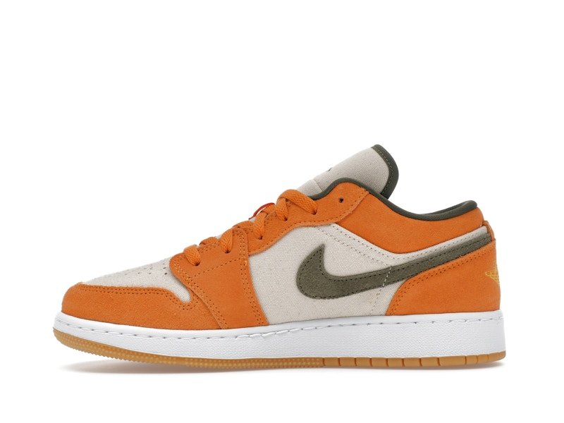 Jordan 1 Low "Light Curry" GS - Lucid Soles