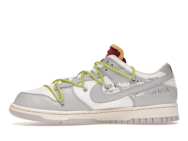 Nike Dunk Low Off White "Lot 8" - Lucid Soles