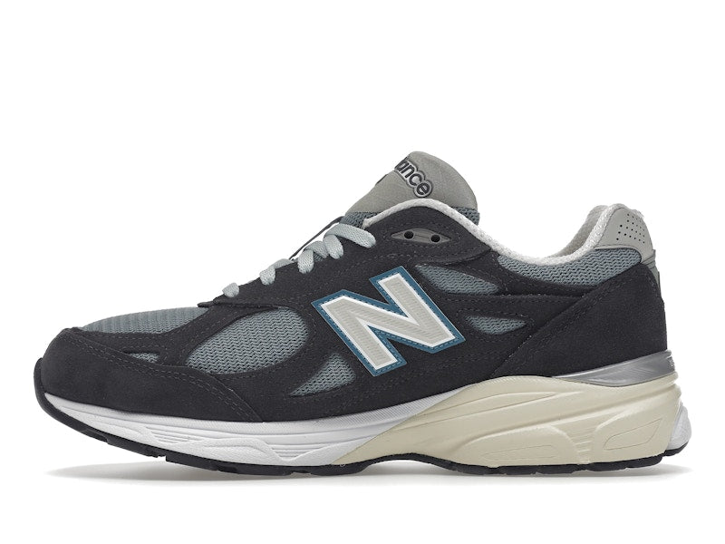 New Balance 990v3 Kith Steel Blue - Lucid Soles