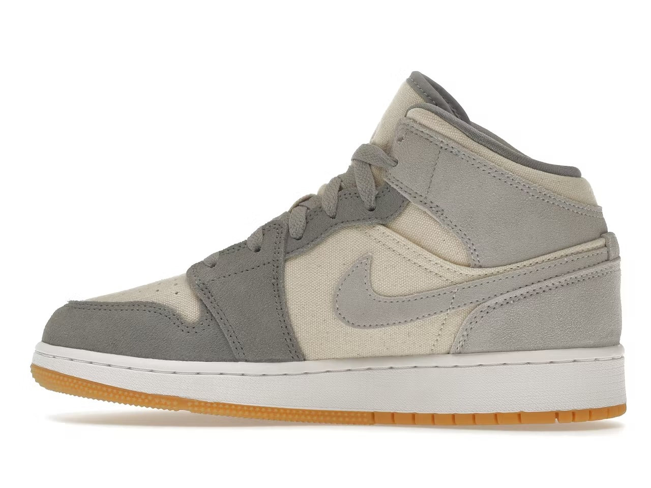 Air Jordan 1 Mid SE "Coconut Milk Particle Grey" - Lucid Soles