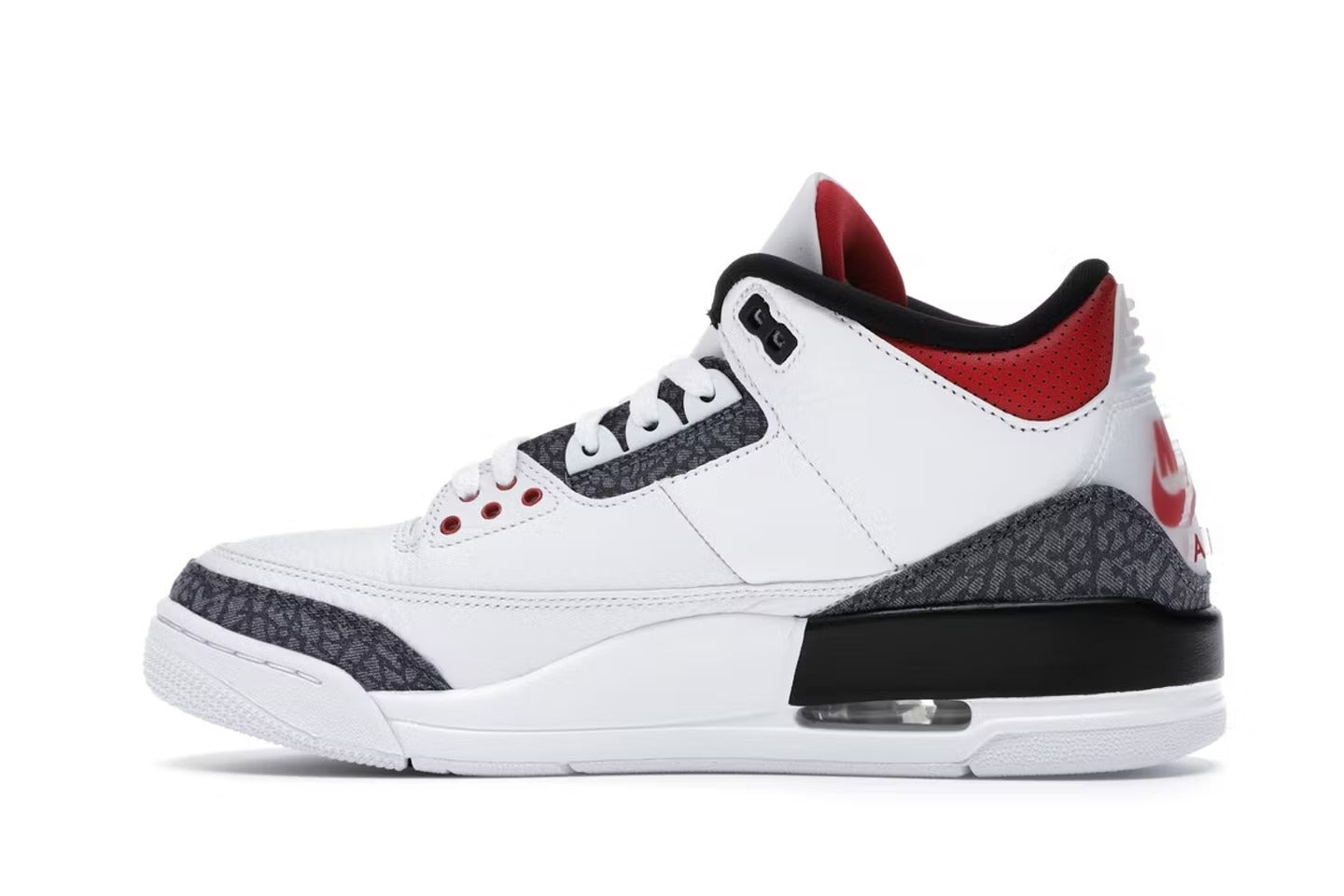 Air Jordan Retro 3 SE Fire Red Denim (2020) - Lucid Soles