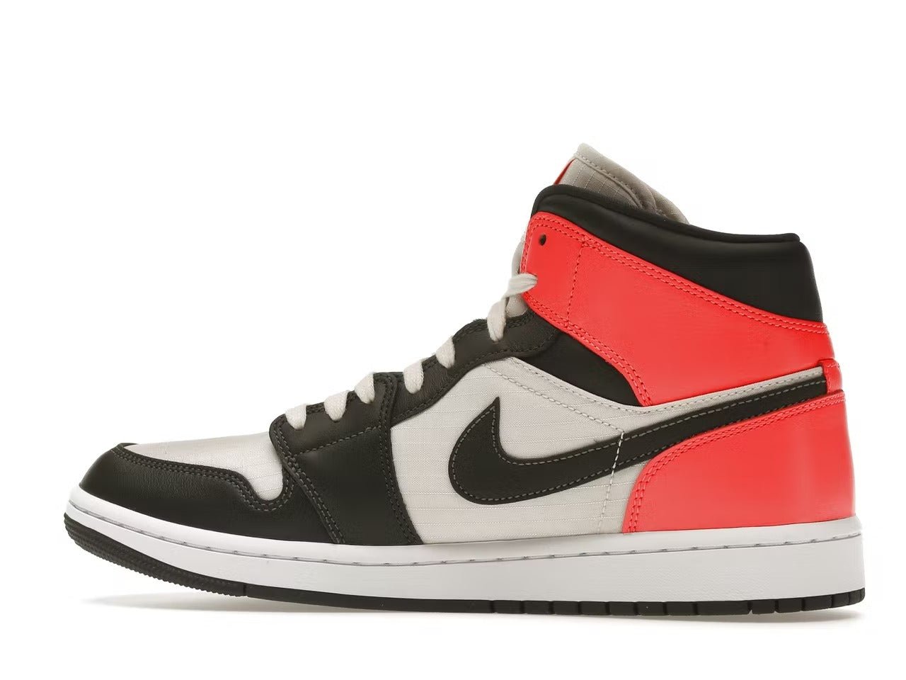Air Jordan 1 Mid "Newsprint" Light Orewood Brown - Lucid Soles