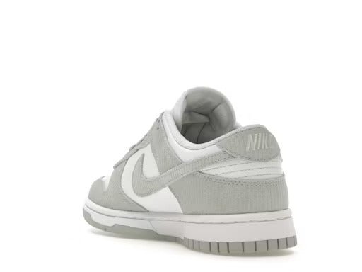 Nike Dunk Low Light Silver Corduroy (Women's) - Lucid Soles