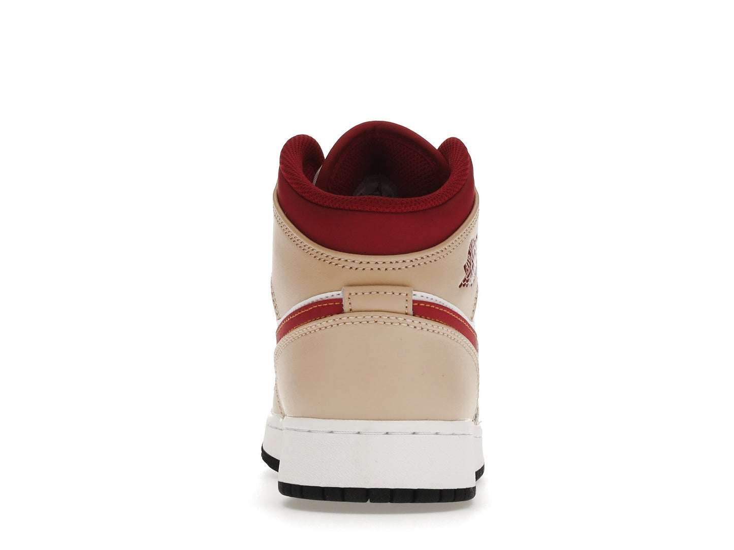 Air Jordan 1 Mid Light Curry Cardinal