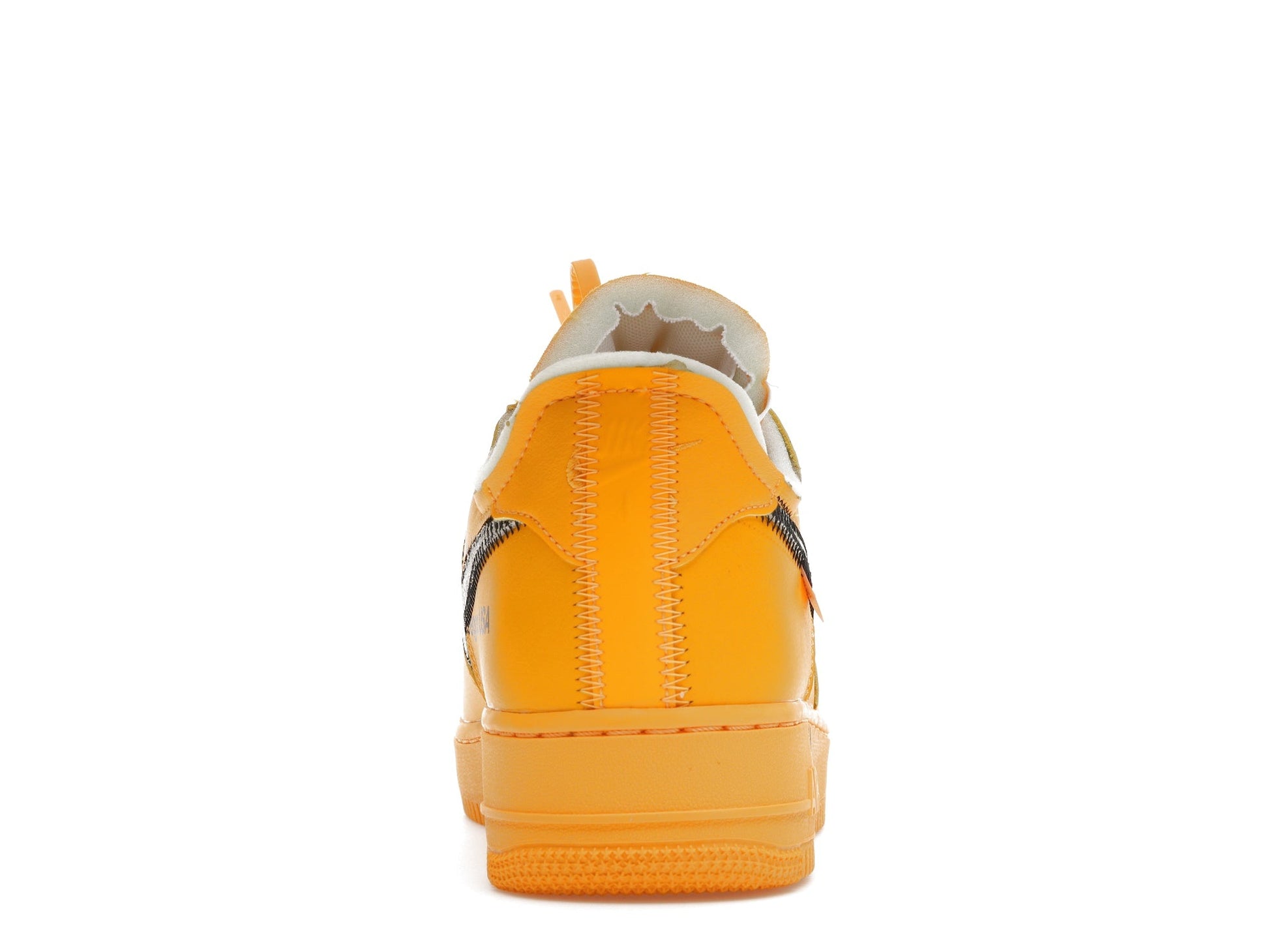 Nike Air Force 1 Low OFF - WHITE University Gold Metallic Silver - Lucid Soles