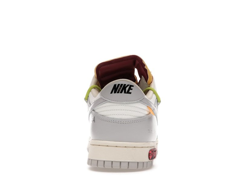 Nike Dunk Low Off White "Lot 8" - Lucid Soles