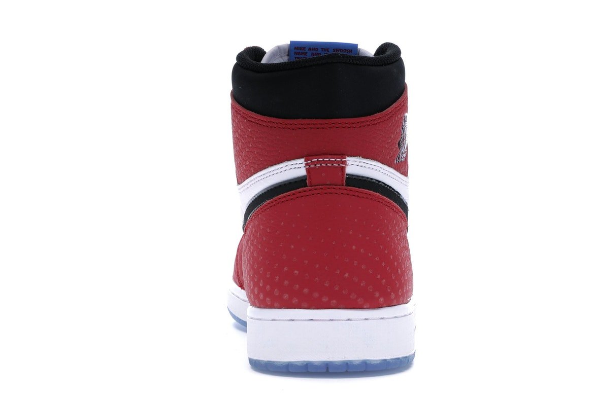 Air Jordan 1 Retro High Spider - Man Origin Story - Lucid Soles