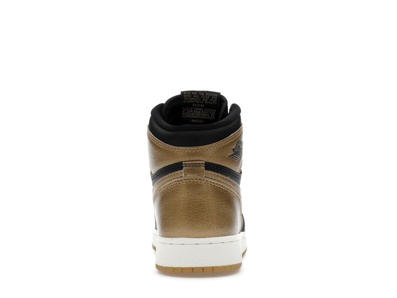 Jordan 1 Retro High OG Black Metallic Gold (GS) - Lucid Soles