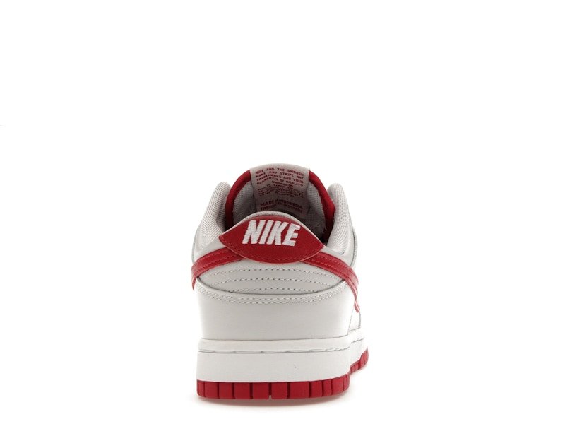 Nike Dunk Low Vast Grey Varsity Red - Lucid Soles
